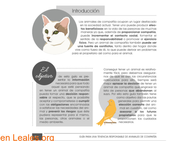 Guía de tenencia responsable de animales - 3